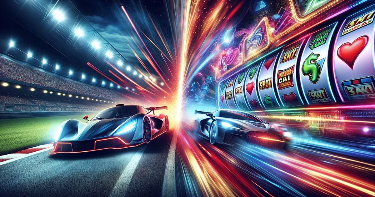 Blending the rush: from racing tracks to casino slots