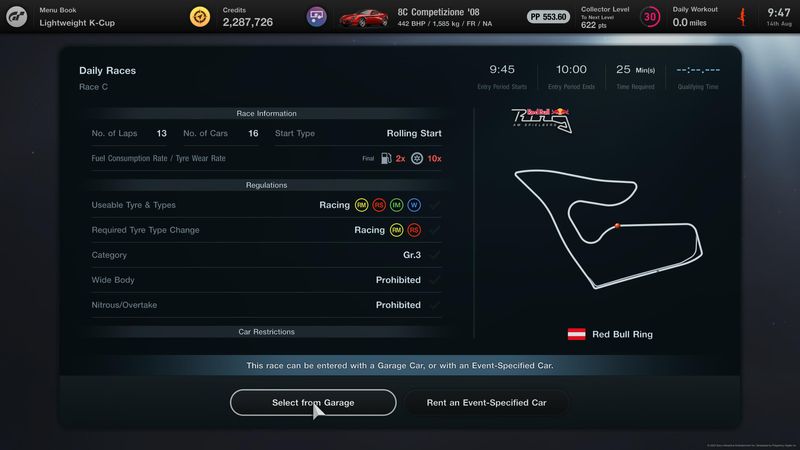 GT7 Daily Races revealed for this week (14th March) with first FIA  Championship