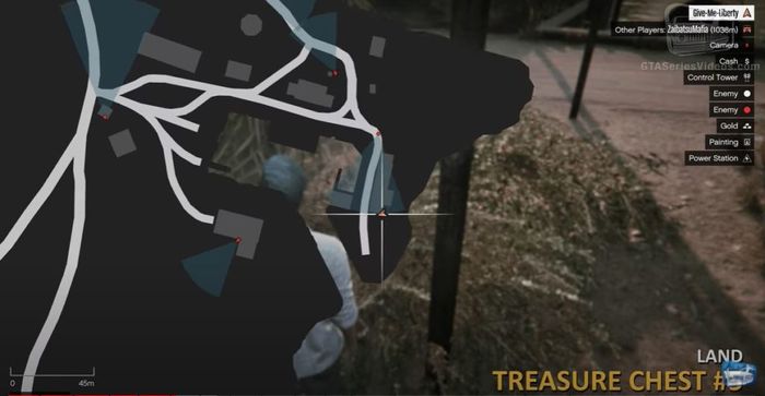 GTA Cayo Perico Treasure Chest 5 Land Map