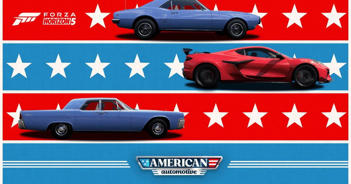 Forza Horizon 5 American Automotive Adds New Cars, Tracks, and Routes