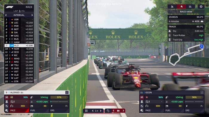 F1 Manager 2022 gameplay screenshot