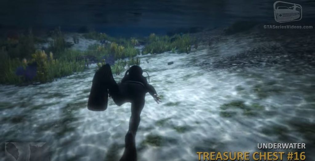 GTA Cayo Perico Treasure Chest 6 Sea