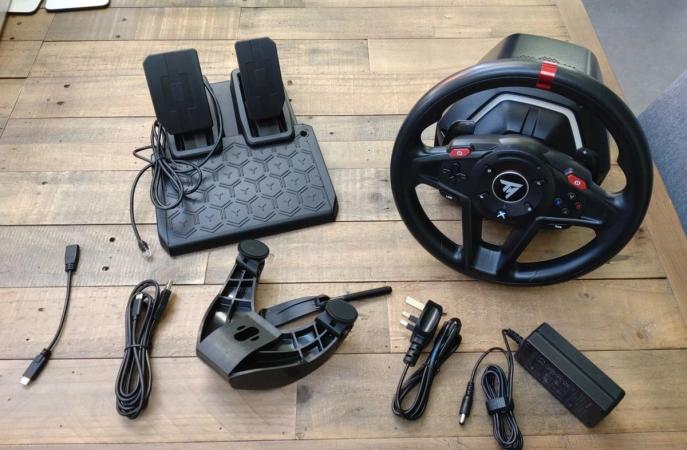 Thrustmaster T128 [UNBOXING] It's a new racing wheel, and it's cheap! 