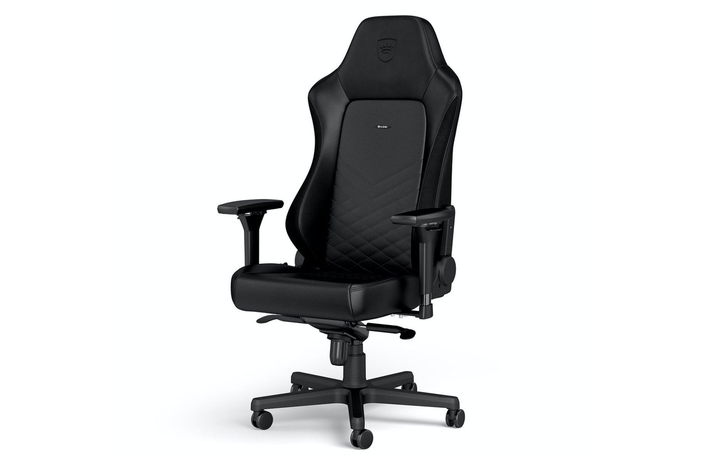 noblechairs Hero product image of an all-black office-style chair.