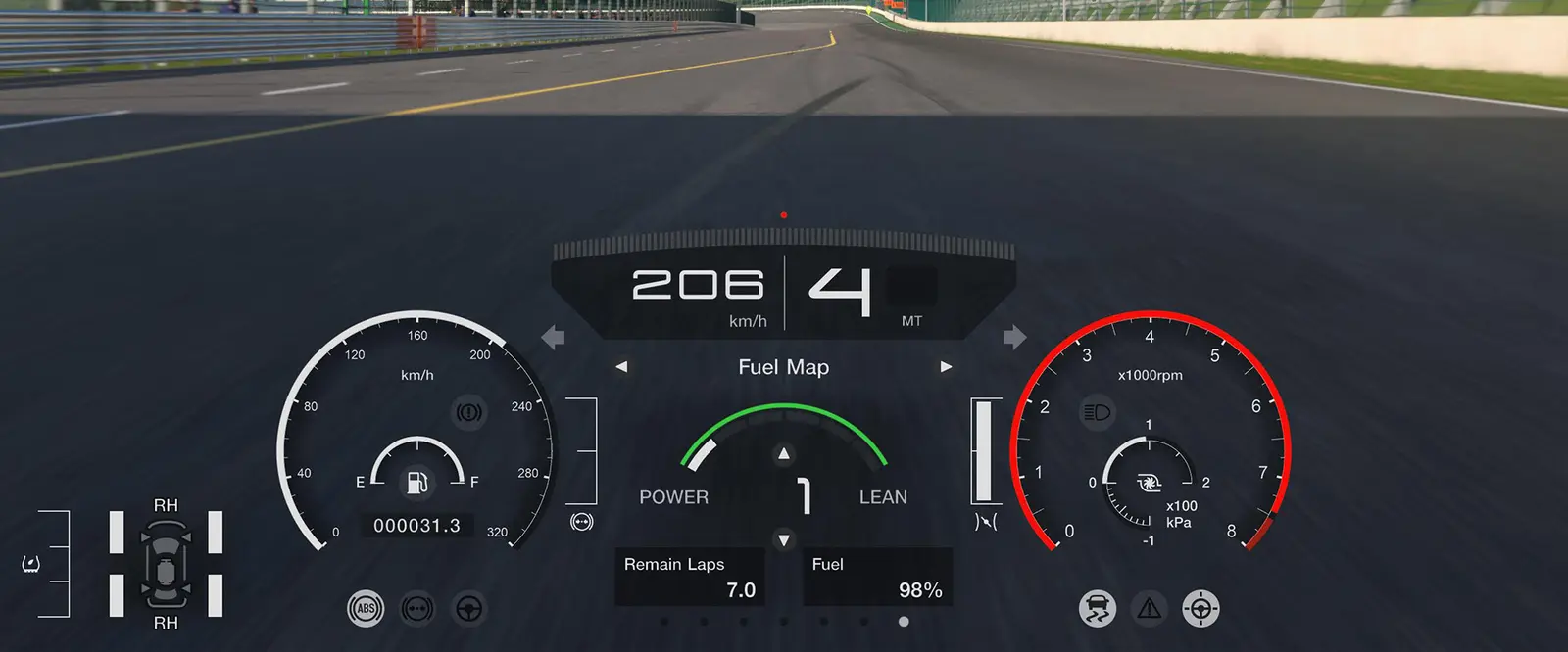 Gran Turismo 7 adjust fuel map