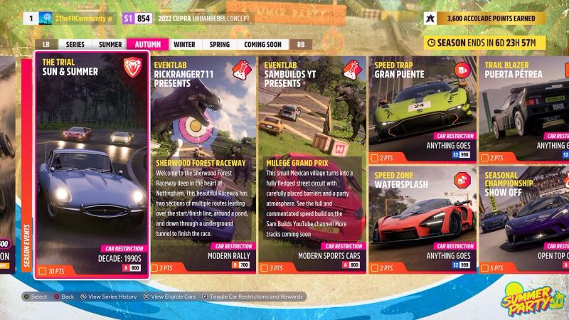 UrbanRebel's virtual racing in Forza Horizon 5