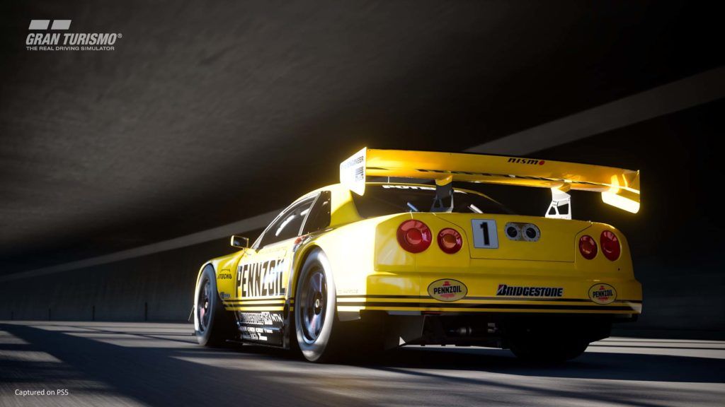 The Nissan GT-R GT500 '99 in Gran Turismo 7