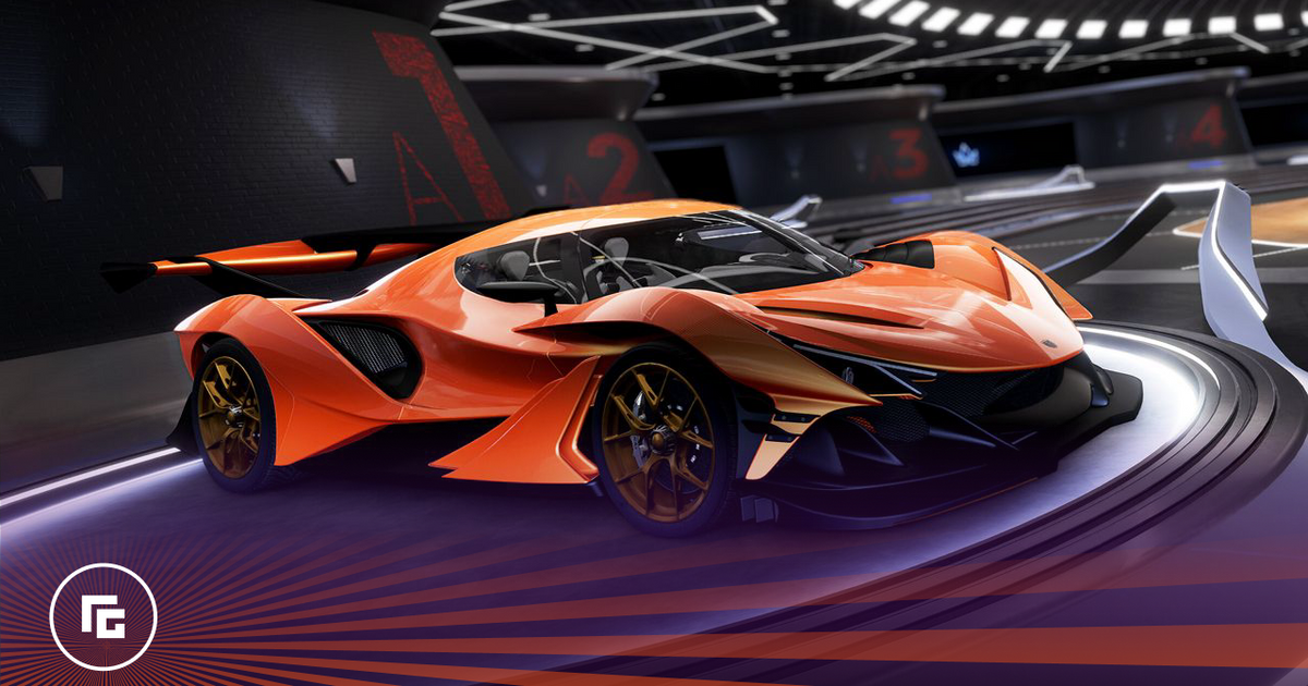 race cars driving road online platform video game level concept