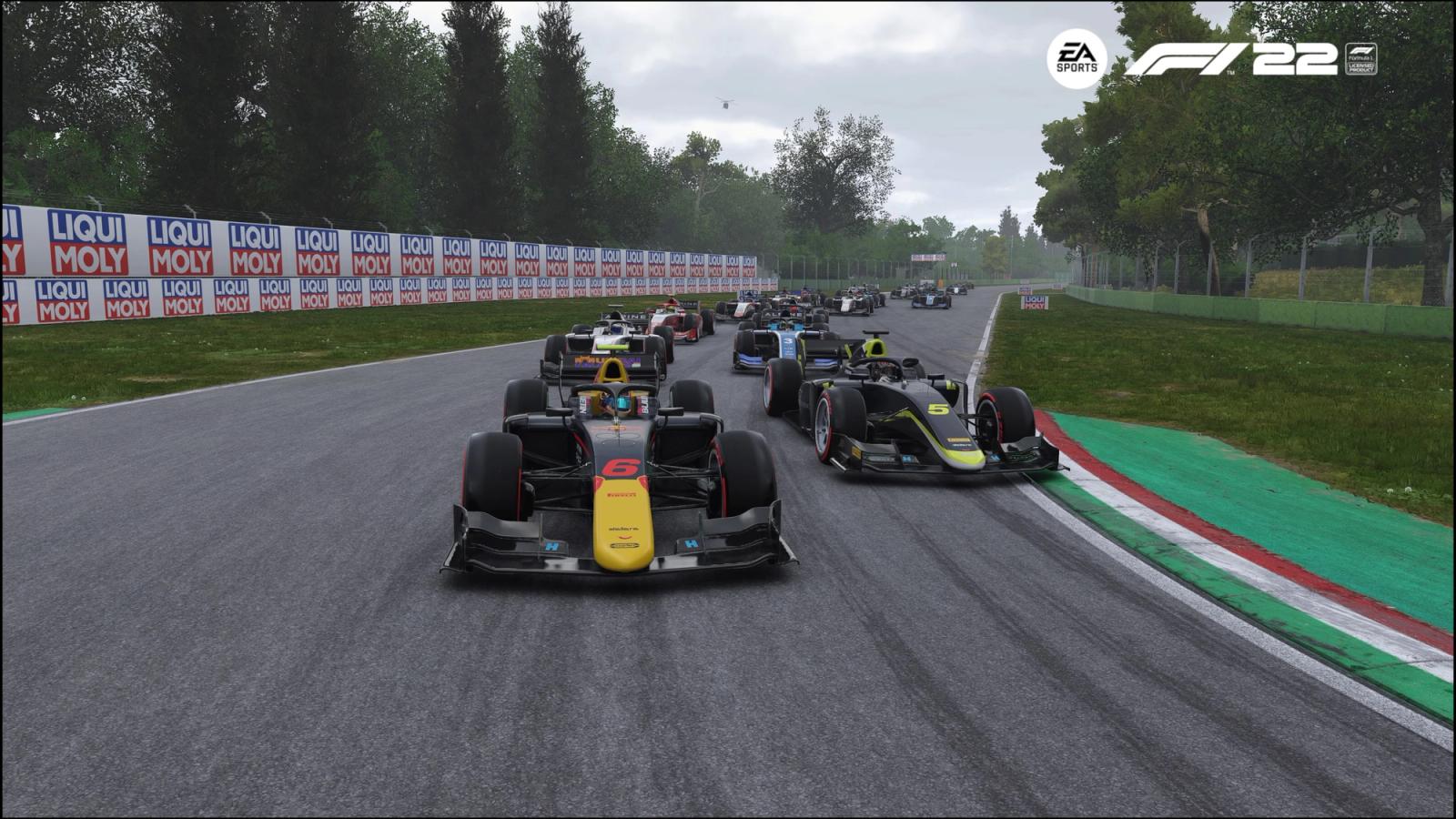 F1 22 game Formula 2 Imola