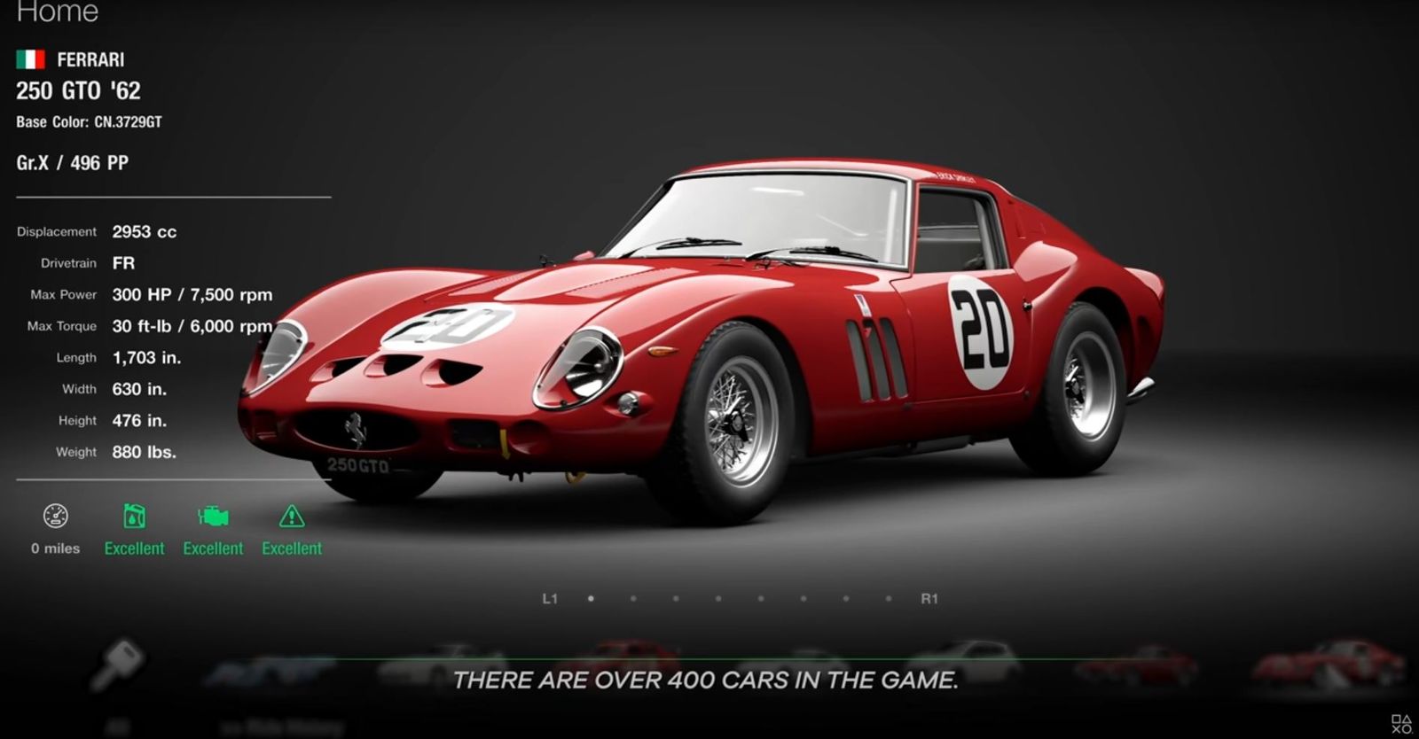 GT7 Ferrari 250 GTO