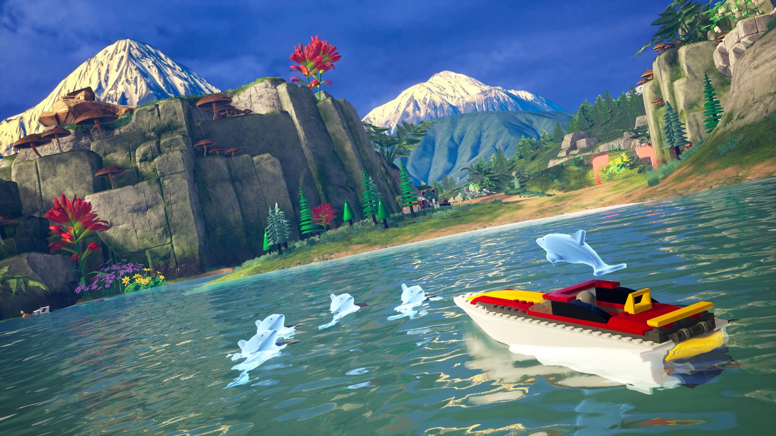 LEGO 2K Drive review screenshot boat