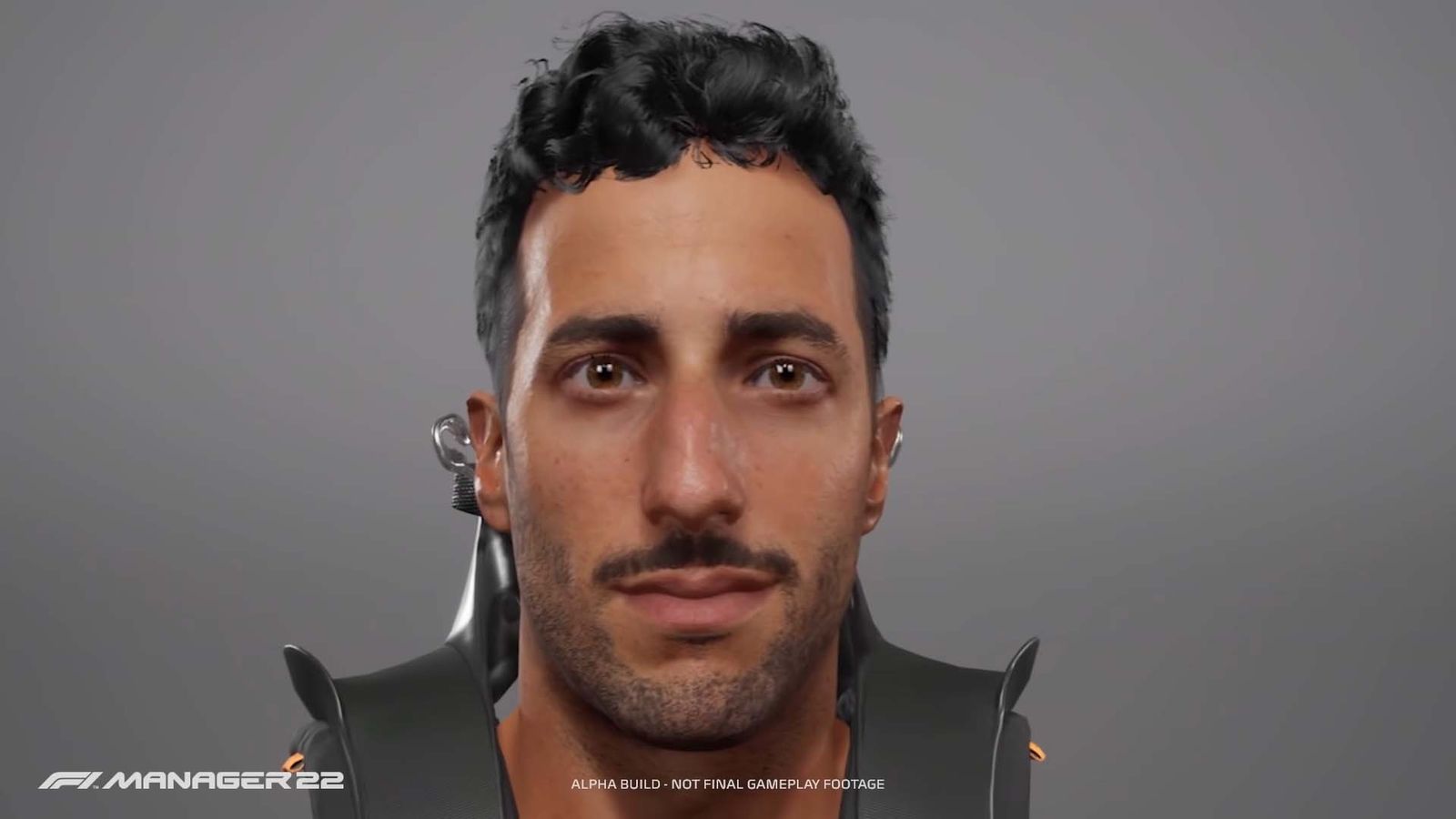 F1 Manager 2022 Daniel Ricciardo driver face scan