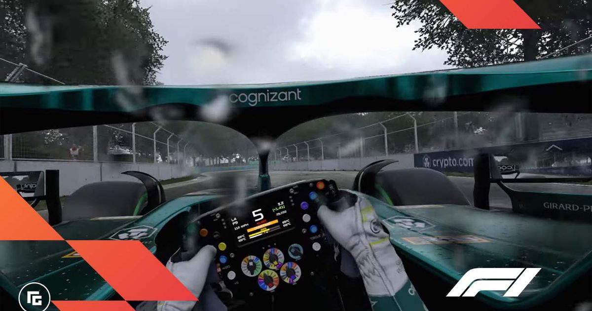 F1 22 deep dive video shows new VR gameplay