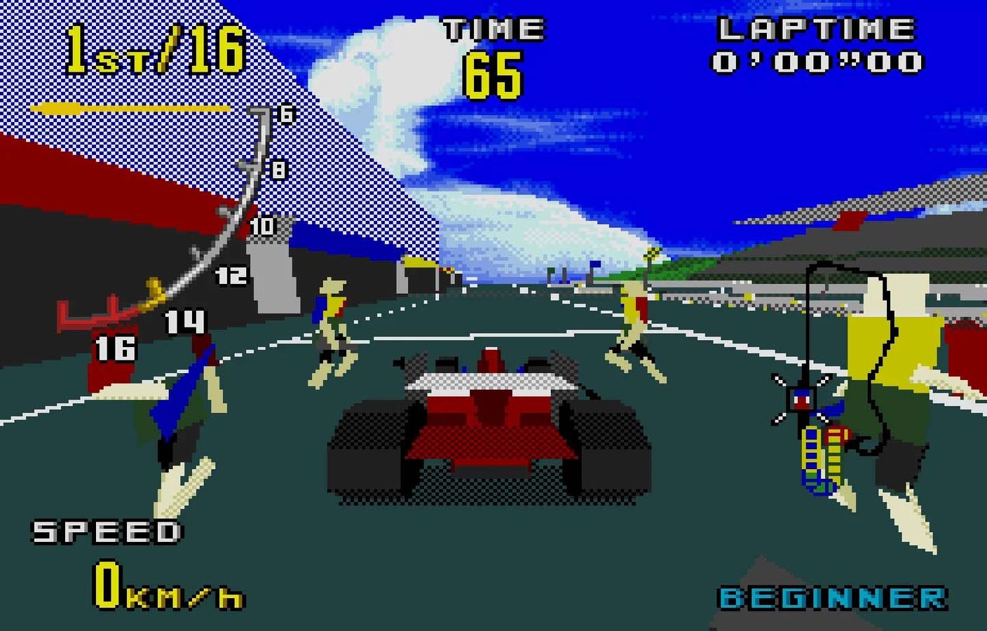 Virtua Racing Mega Drive screenshot