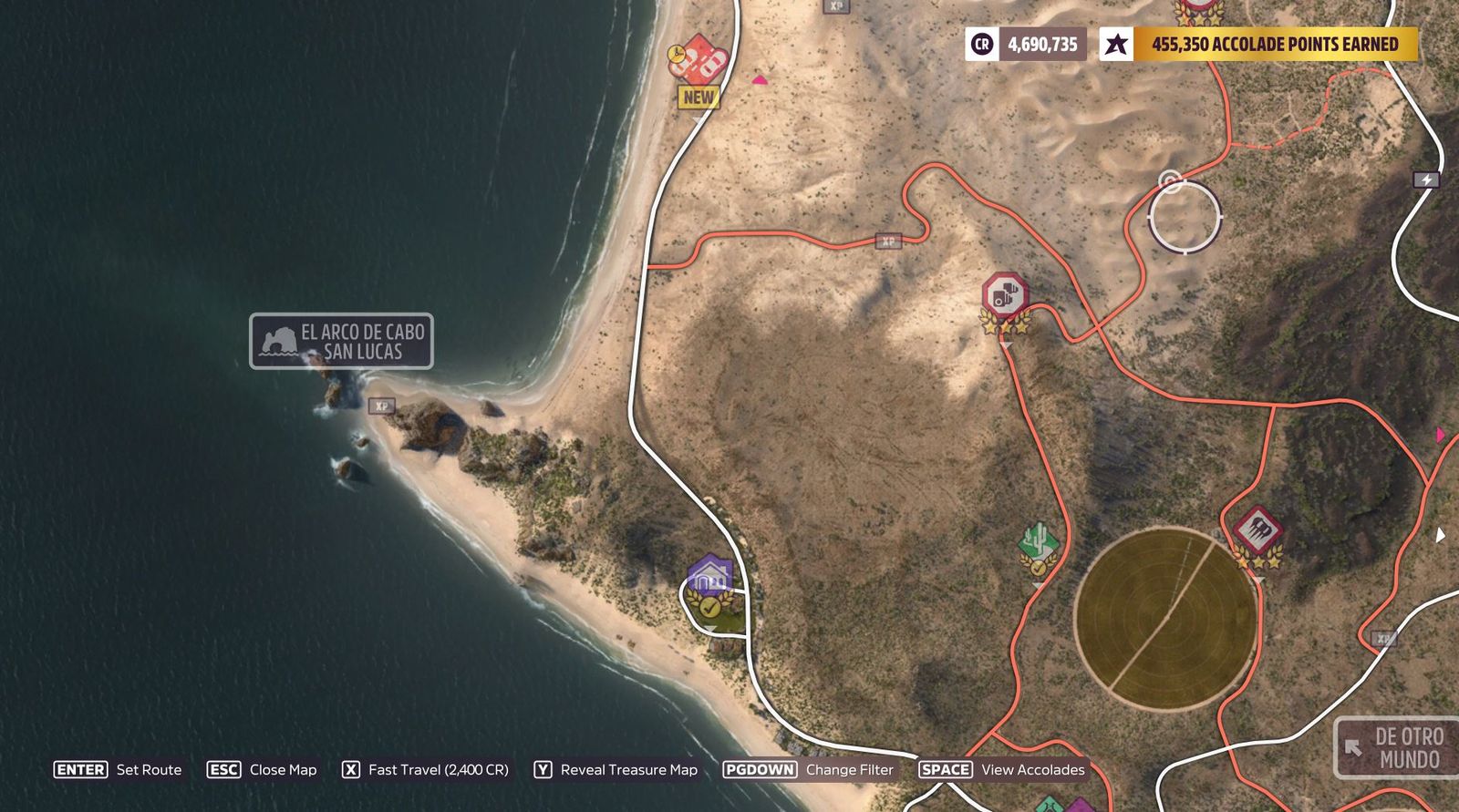 El Arce de Cabo san lucas location in Forza Horizon 5