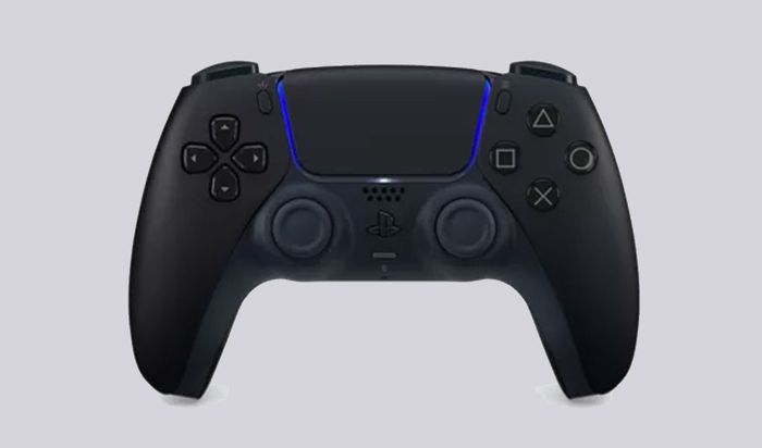 Best controller for racing Sony product image of an official black PS5 gamepad.