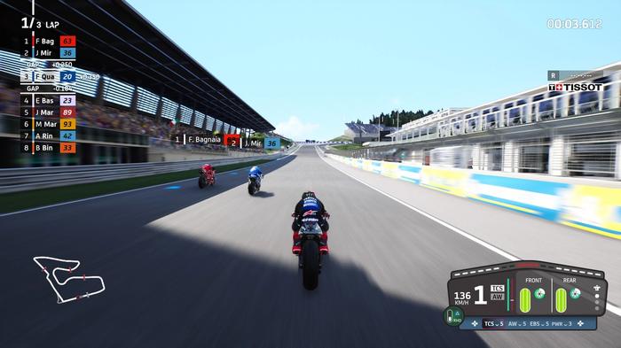 LIKE THE REAL RIDERS: The AI are so realistic, you'd swear they were human-controlled