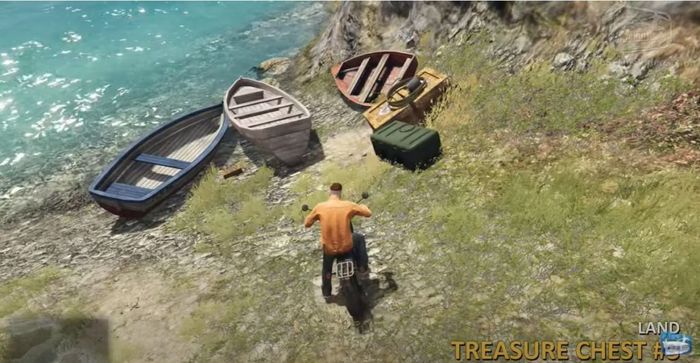 GTA Cayo Perico Treasure Chest 3 Land