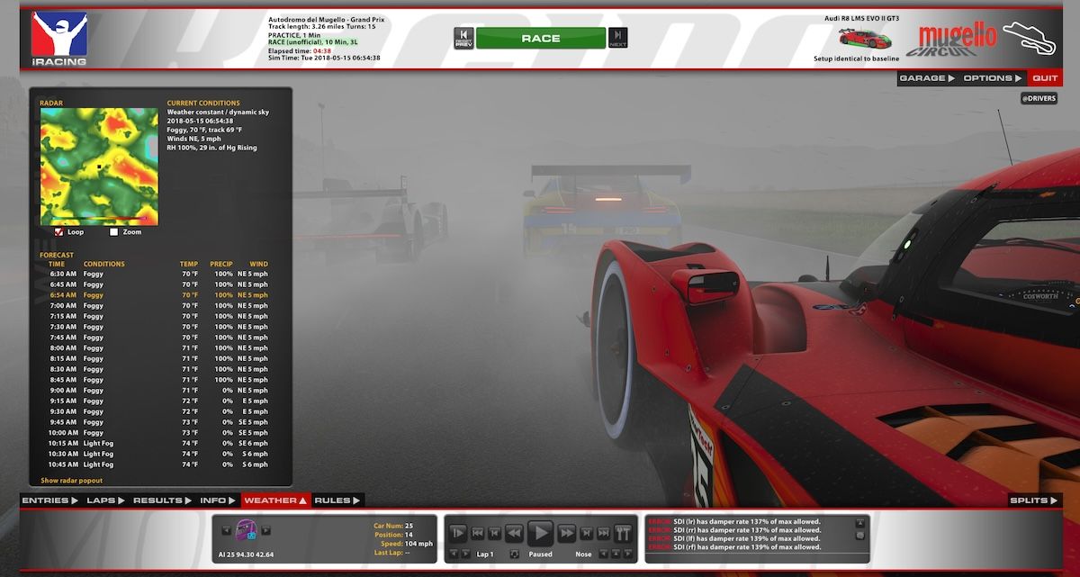 iRacing 2024 Season 2 Will Bring Rain, New Cars, New Circuits and More