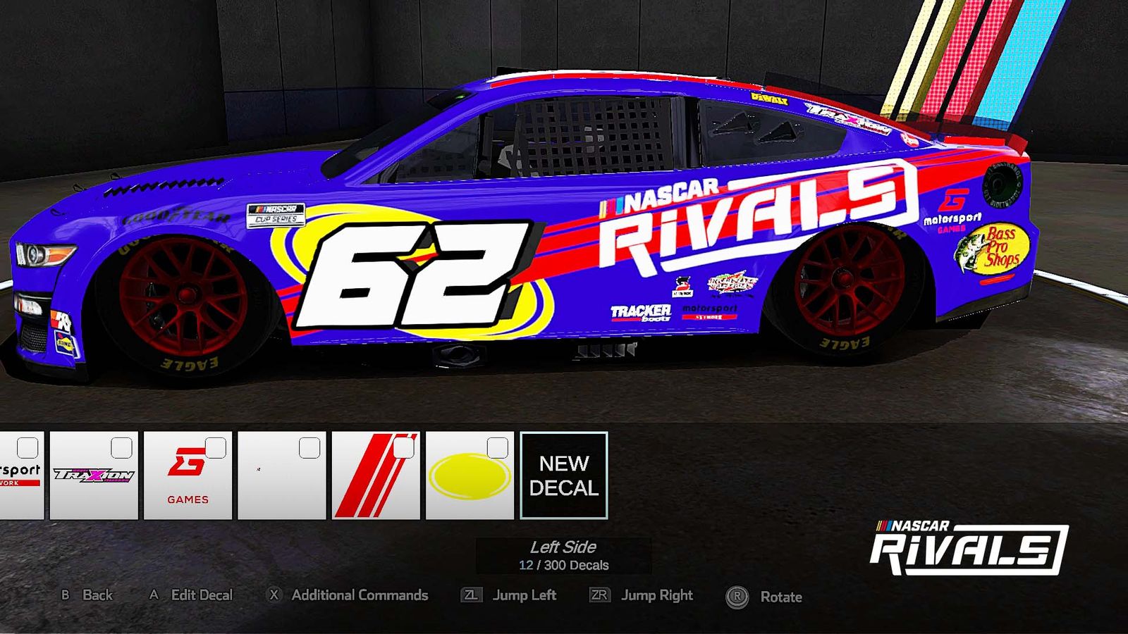 NASCAR Rivals screenshot Paint Booth