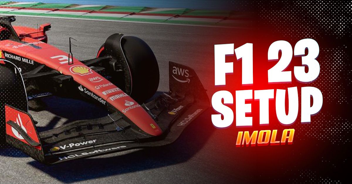 F1 23 Imola setup