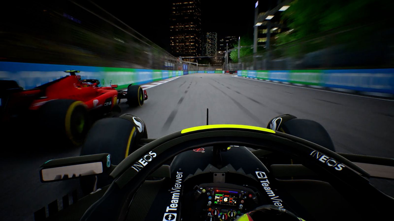 F1 Manager 2023 Singapore Sting Race Moment