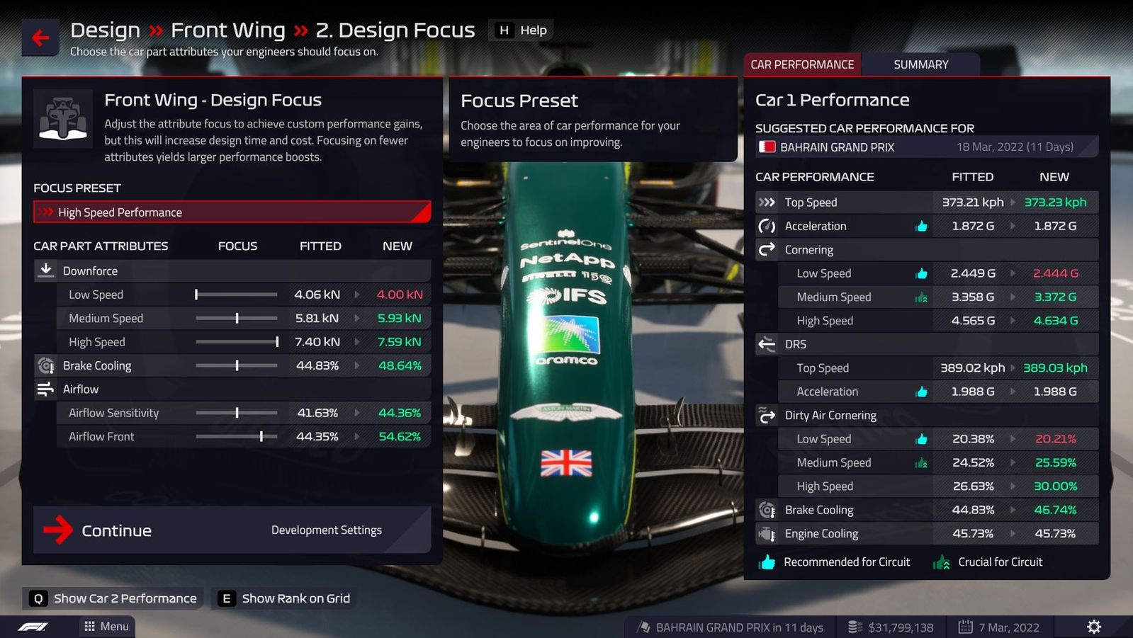 F1 Manager 2022 beginners guide car upgrades