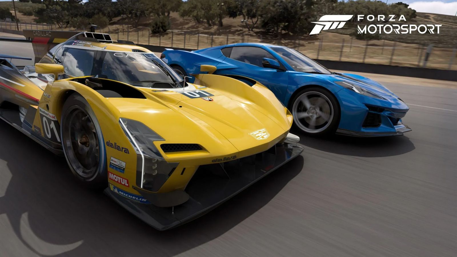 Forza Motorsport screenshot Cadillac V-Series.R and Corvette E-Ray