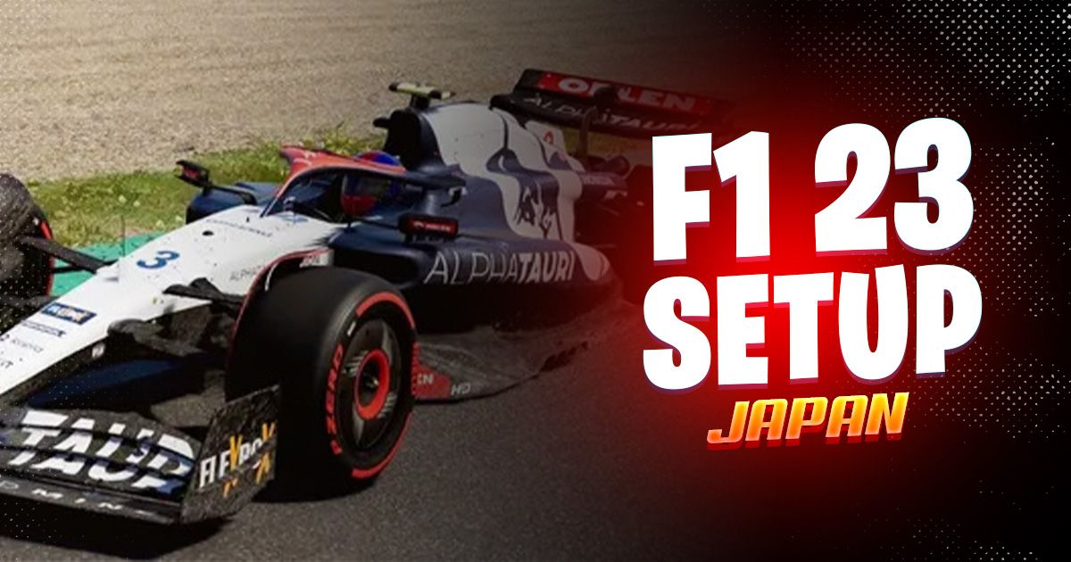 F1 23 Japan Setup: Online, My Team, & Career Mode settings