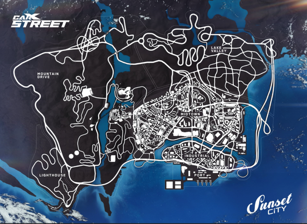 GTA 5 MAP IN ASSETTO CORSA 