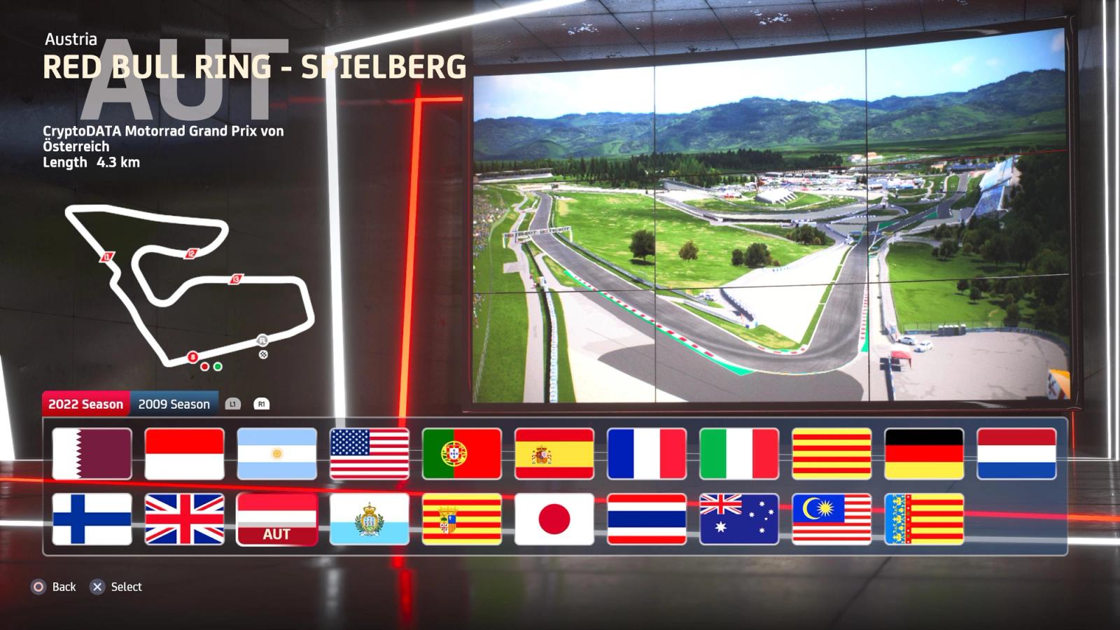 MotoGP 23 tracks Red Bull Ring, Austria