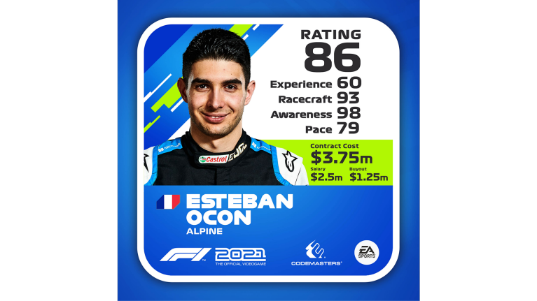 Esteban Ocon f1 2021 my team