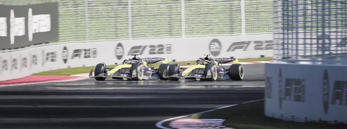The Konnersport Racing teammates go wheel-to-wheel in F1 23 braking point