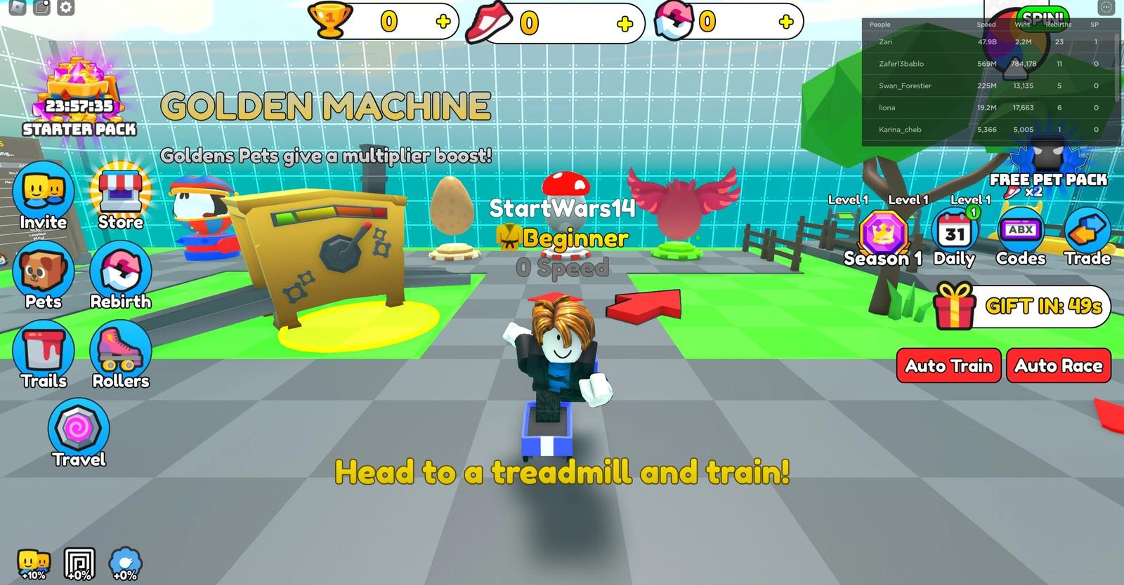 Roller Race Simulator screenshot