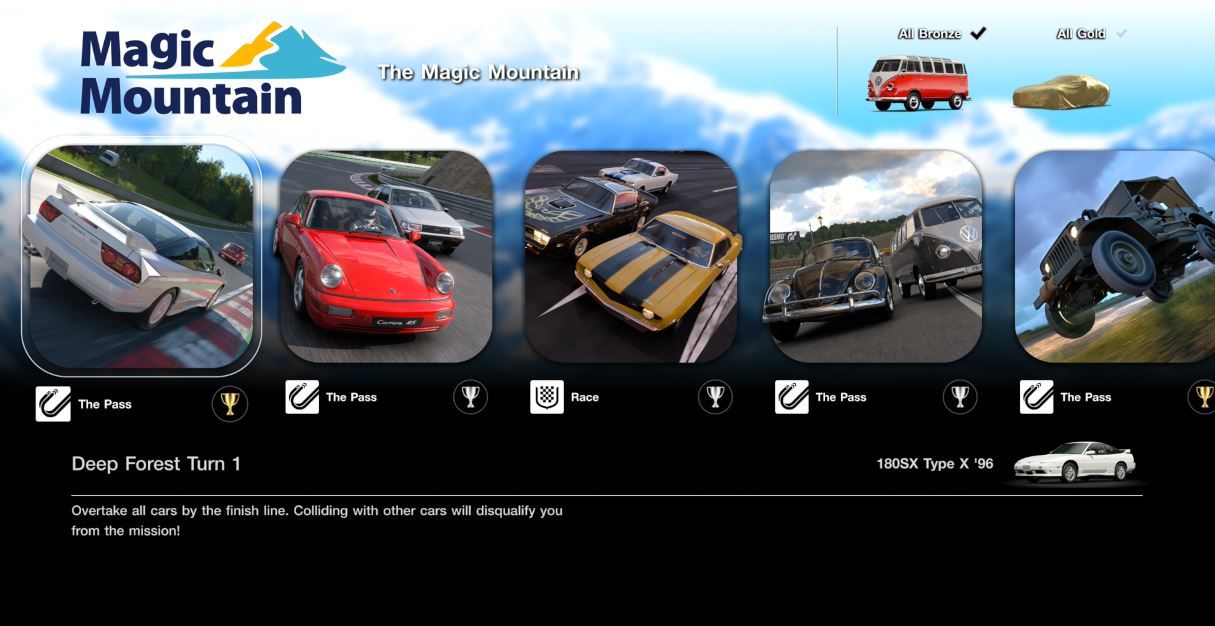 GT7 missions