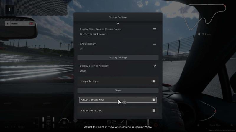 Gran Turismo 7 Best Cockpit Camera Settings - Realistic Settings