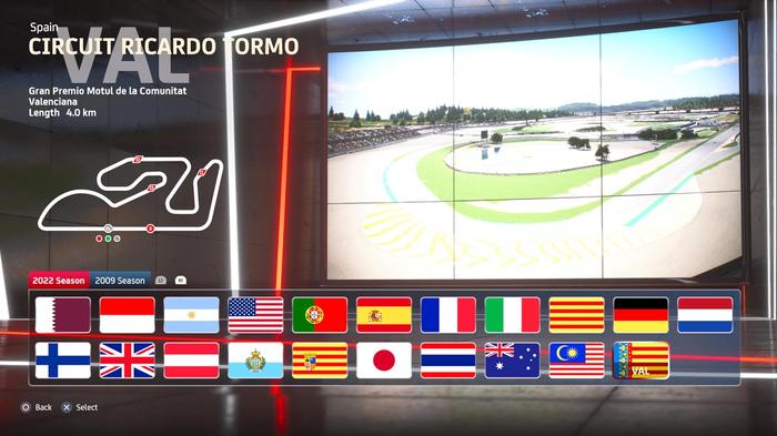 MotoGP 23 tracks Ricardo Tormo, Valencia