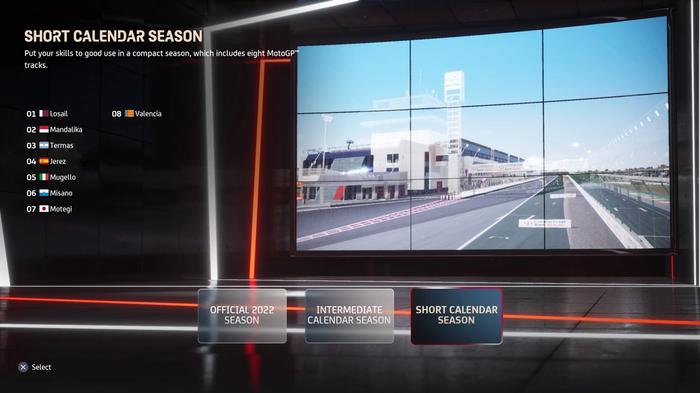 SHORT BUT SWEET: The short Career Mode gives you the highlights of the 2022 season