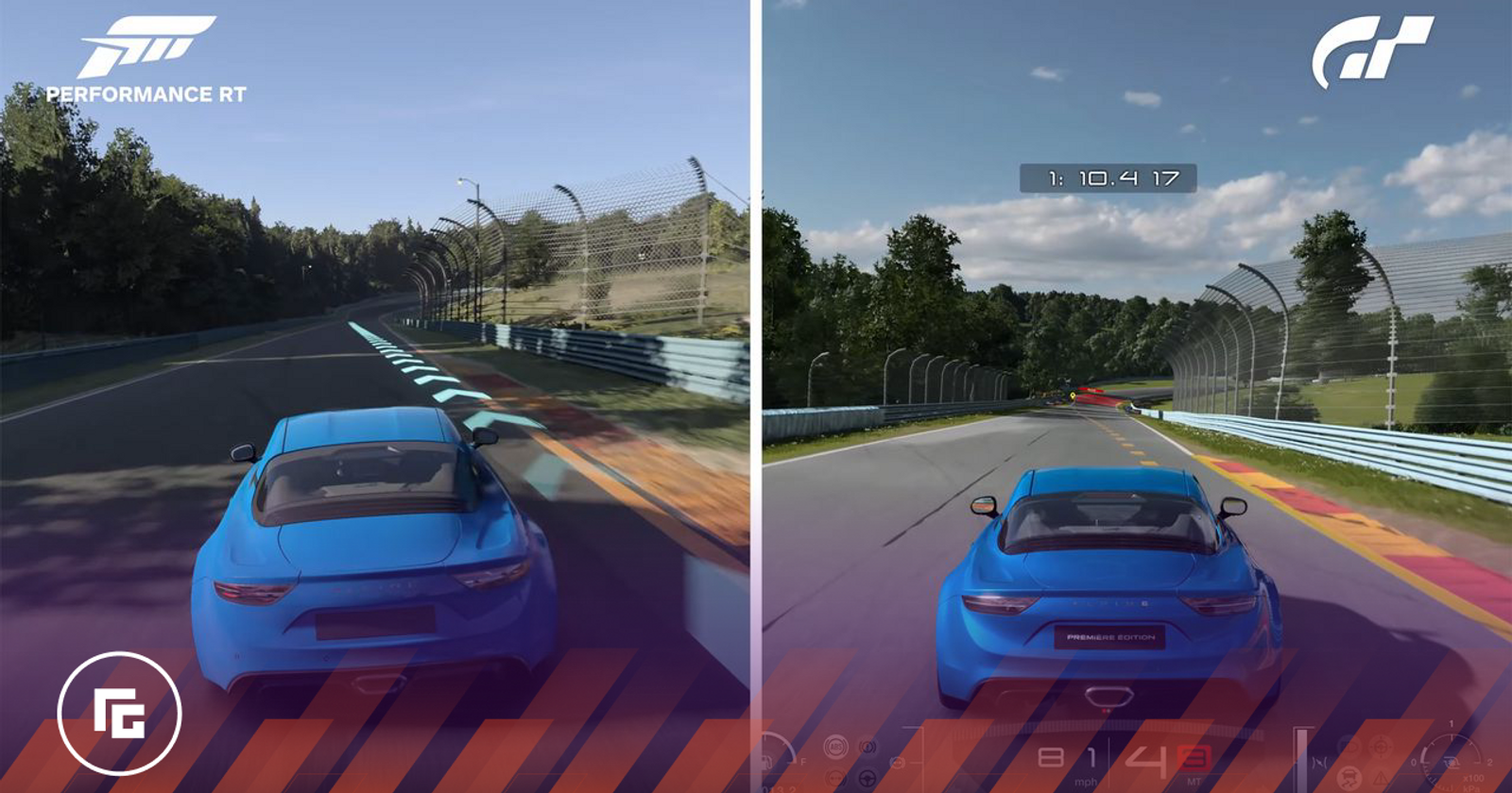 Gran Turismo 7 vs Forza Motorsport 7 Rain Effect Comparison 