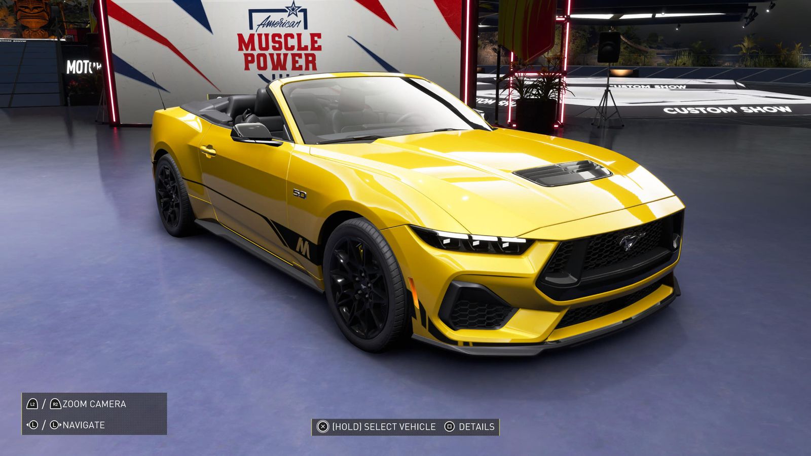 The Crew Motorfest best starting car 2024 Ford Mustang GT Convertible