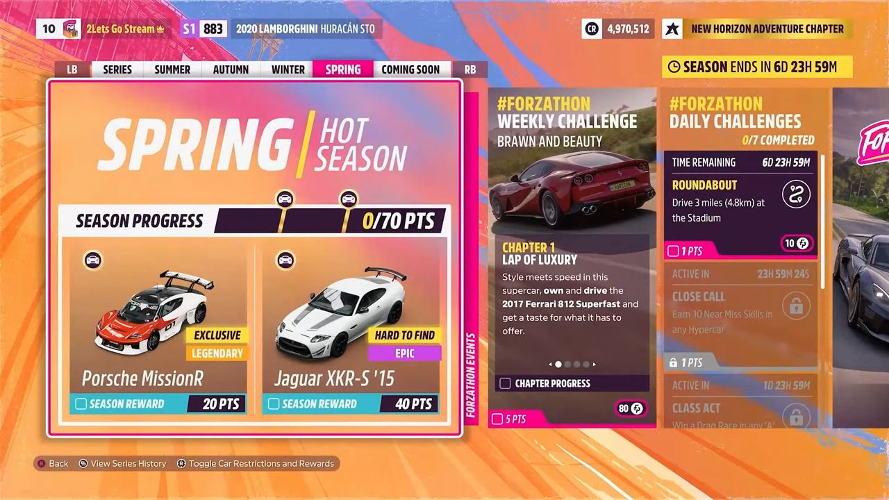Forza Horizon 5 High Performance Series Spring Festival Playlist