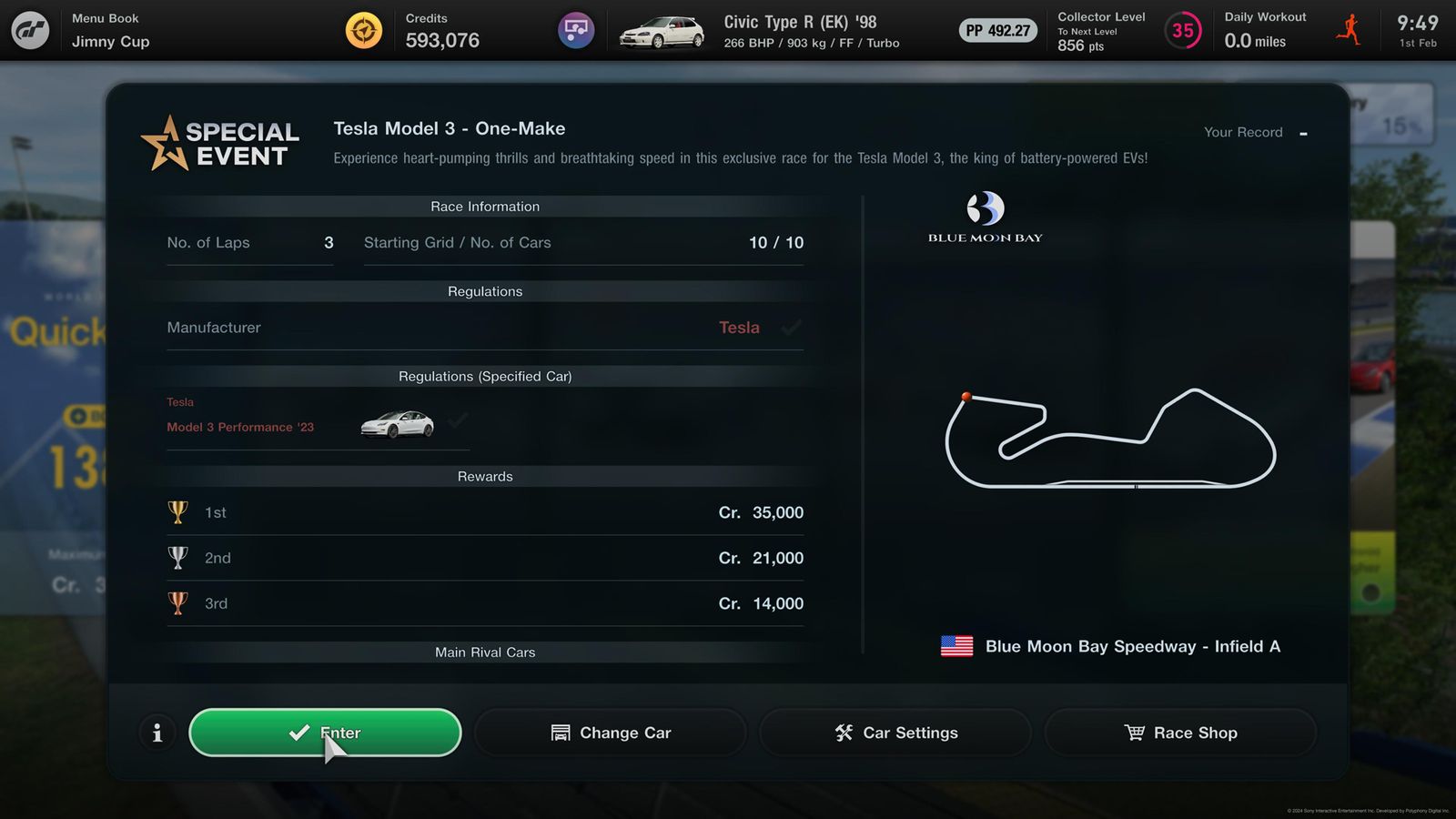 GT7 Daily Races February Week 1 Special Event