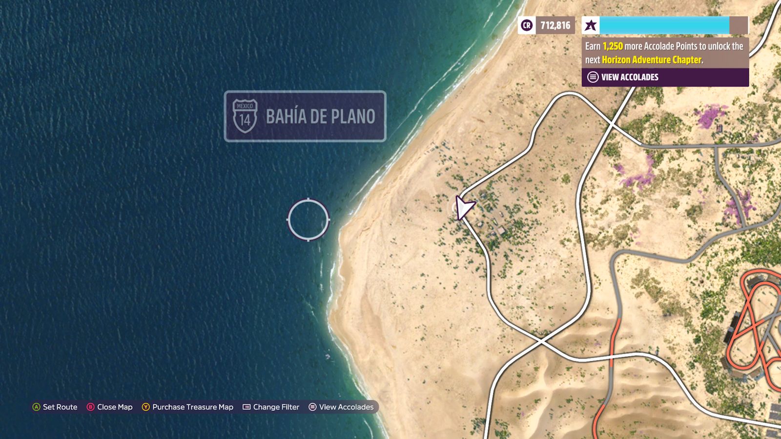 Forza Horizon 5 Star Searching Treasure Hunt location map