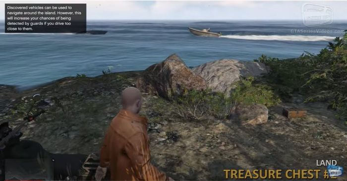 GTA Cayo Perico Treasure Chest 2 Land