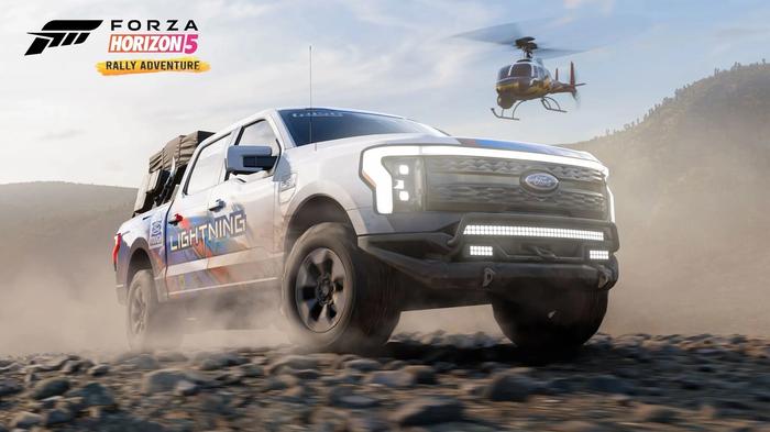 Forza Horizon 5 Rally Adventure expansion Ford F-150 Lightning