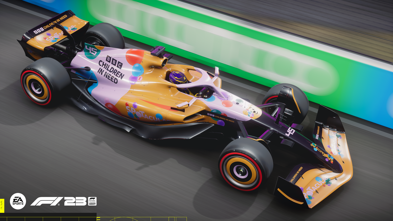F1 23 Spotacular BBC Children in Need livery