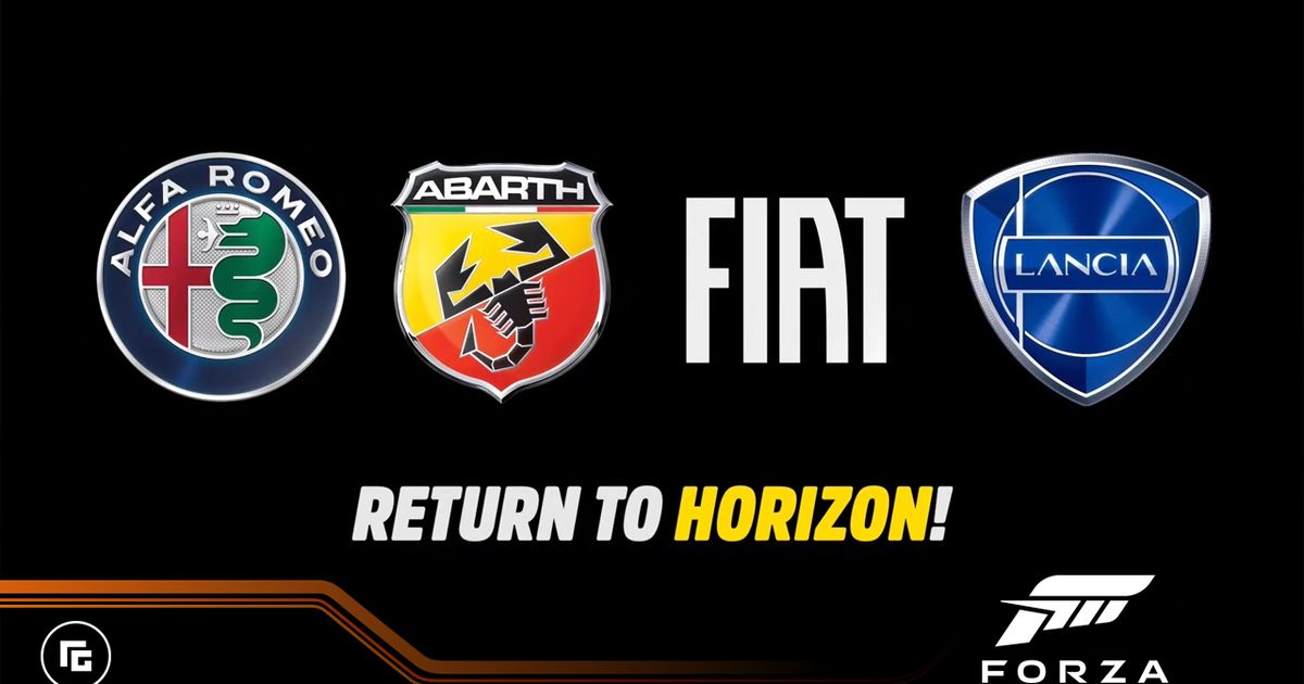 Alfa Romeo, Lancia, Fiat, and Abarth coming to Forza Horizon 5