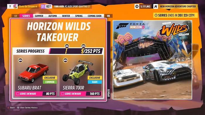 Forza Horizon 5 Horizon Wilds Takeover