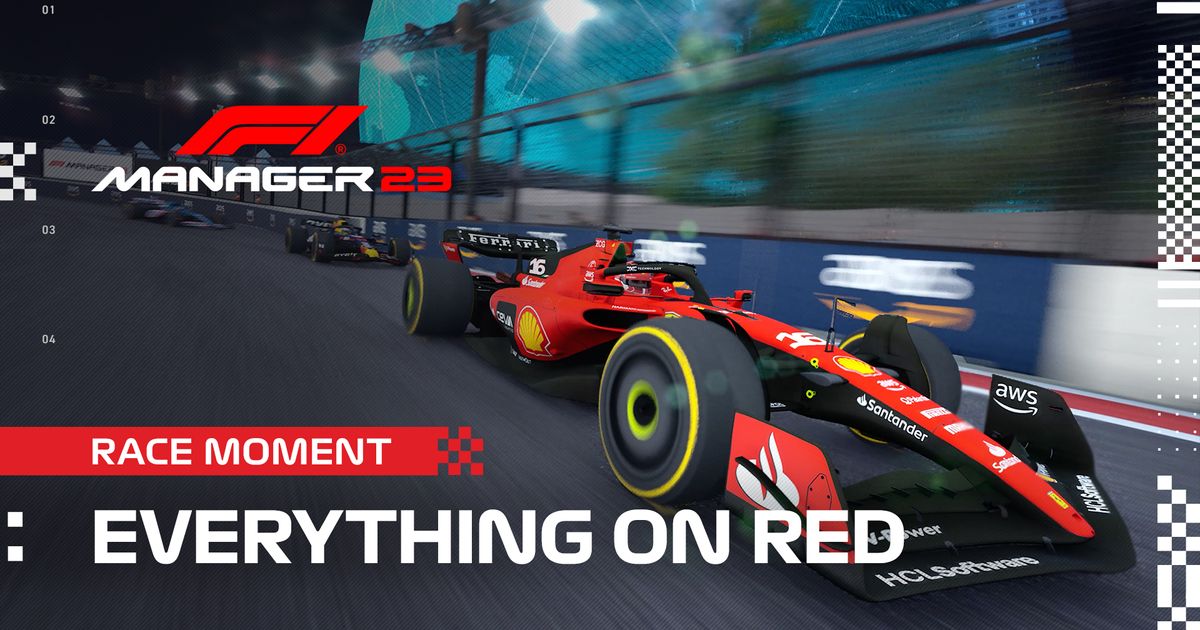 F1 Manager 2023 Everything On Red Race Moment