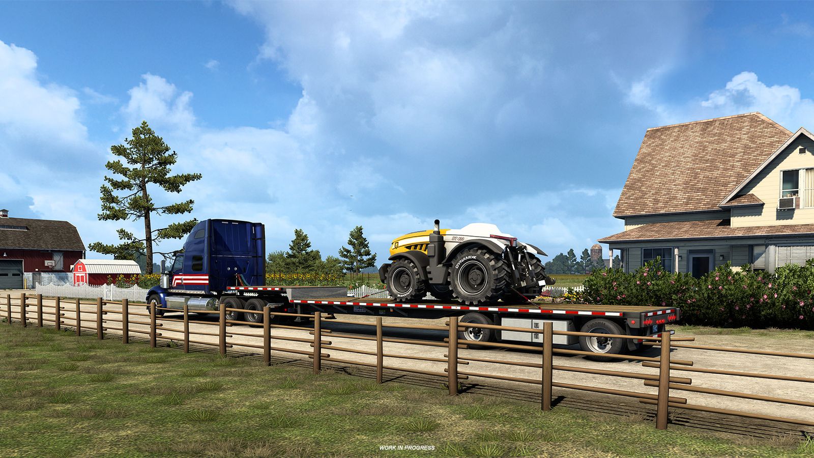 American Truck Simulator Farming Machinery DLC
